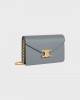 CELINE WALLET ON CHAIN MARGO in Shiny calfskin 10L033DPV.07LG