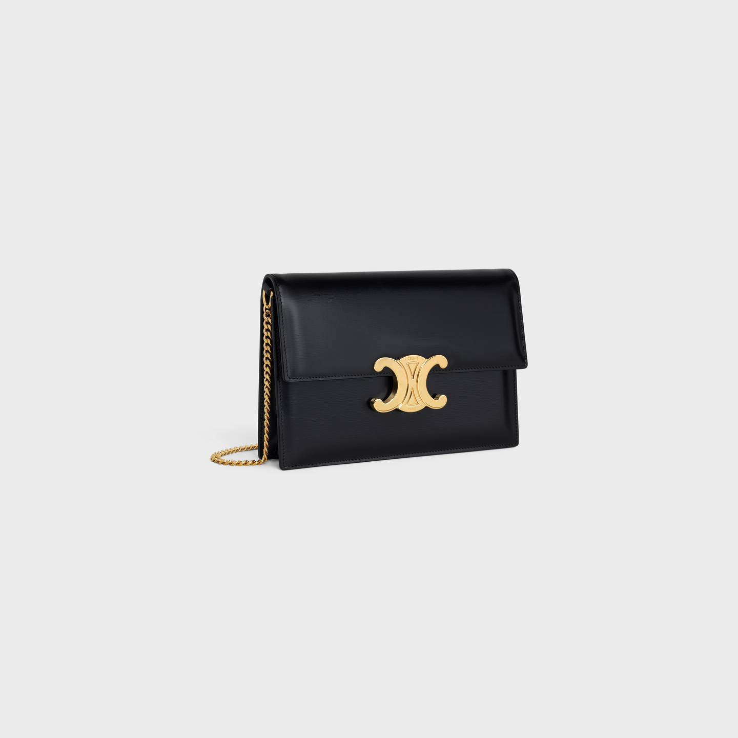 CELINE CLUTCH SOIR in SHINY CALFSKIN 10L773ETZ.38NO