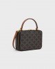 CELINE VANITY BOX in TRIOMPHE CANVAS AND CALFSKIN 10M022FIF.04LU