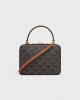 CELINE VANITY BOX in TRIOMPHE CANVAS AND CALFSKIN 10M022FIF.04LU