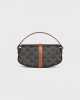 CELINE CLUTCH ON STRAP TABOU in Triomphe canvas and calfskin 10I592DQ2.04LU