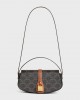 CELINE CLUTCH ON STRAP TABOU in Triomphe canvas and calfskin 10I592DQ2.04LU