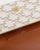 CELINE CLUTCH ON STRAP TABOU in Triomphe canvas and calfskin 10I592DQ2.01TA