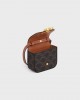 CELINE MINI CLAUDE in TRIOMPHE CANVAS and calfskin 10I512DQB.04LU