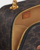 CELINE Box on chain CUIR TRIOMPHE in TRIOMPHE CANVAS and calfskin 10L052EGP.04LU