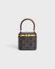 CELINE MINI VANITY CASE in Triomphe Canvas and Calfskin 10J762CZ1.04LU