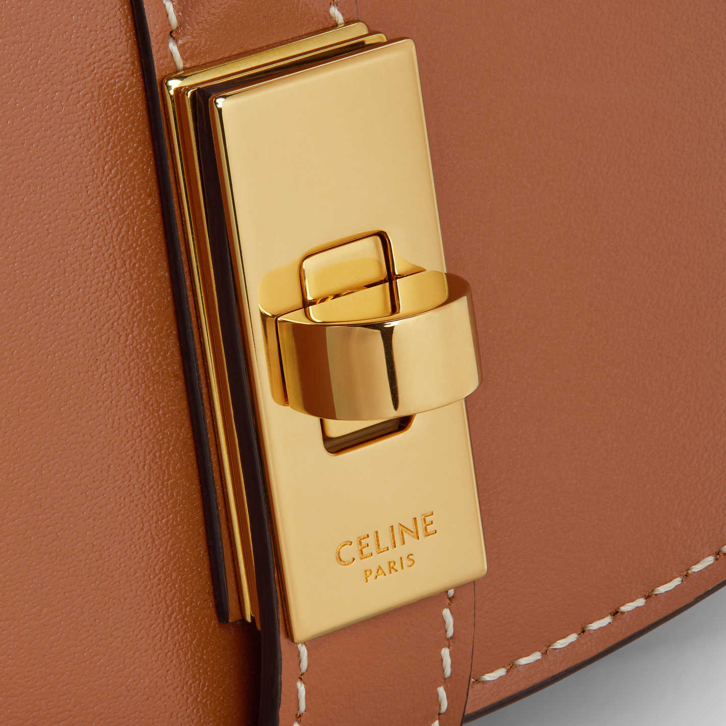 CELINE SMALL 16 WALLET ON CHAIN in Shiny Calfskin 10G453CQ7.04LU