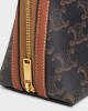 CELINE Clutch with Chain in Triomphe canvas and Lambskin 10E382CBX.04LU