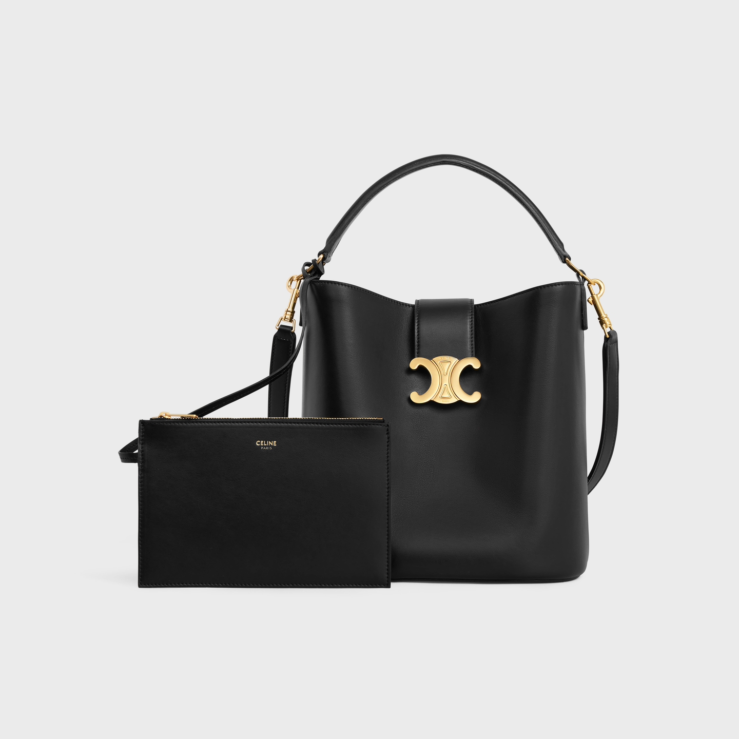 CELINE MEDIUM LOUISE BAG in SMOOTH CALFSKIN 116613FX9.38NO