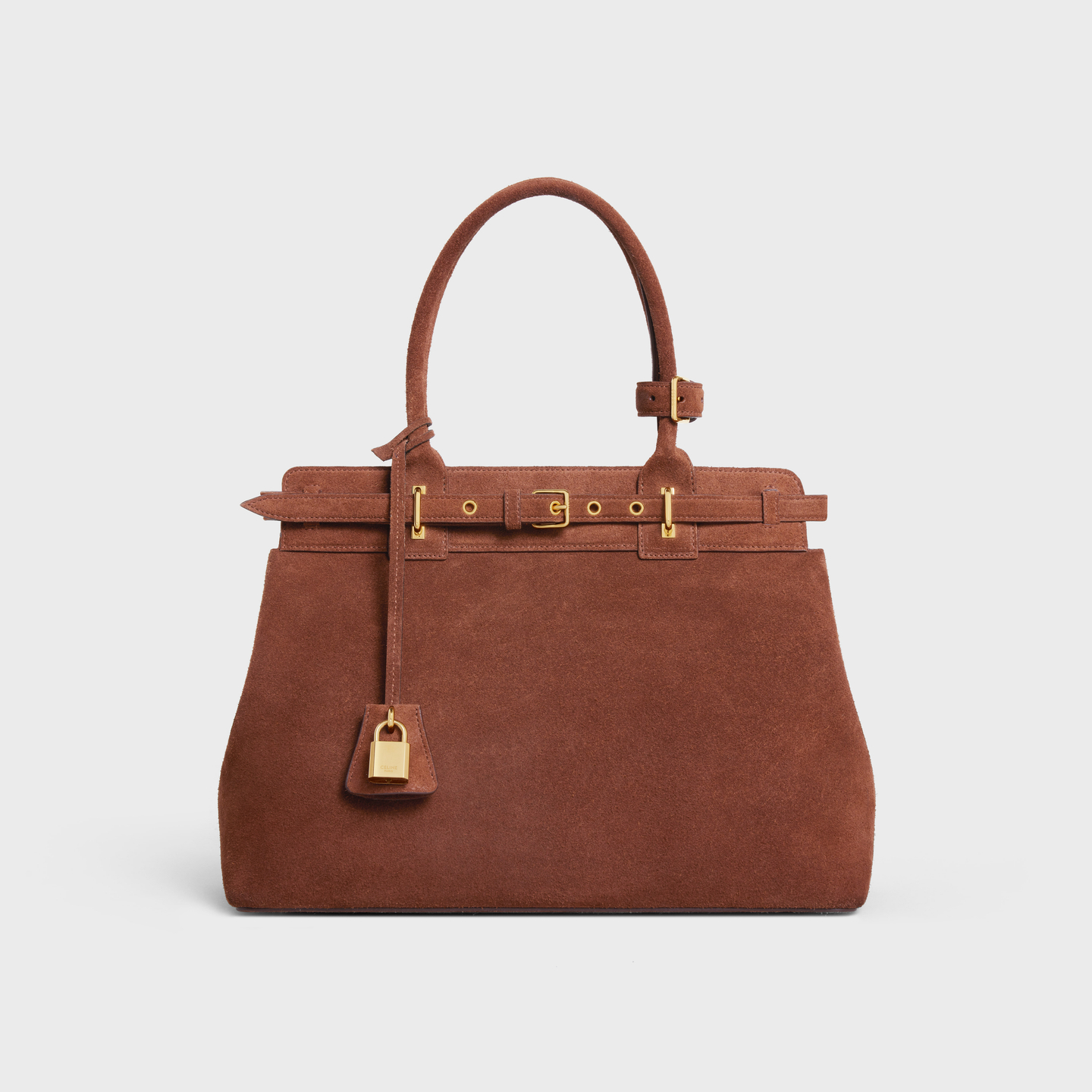 CELINE CELINE CONTI BAG in SUEDE CALFSKIN 199873EZK.19BR