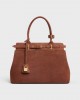 CELINE CELINE CONTI BAG in SUEDE CALFSKIN 199873EZK.19BR