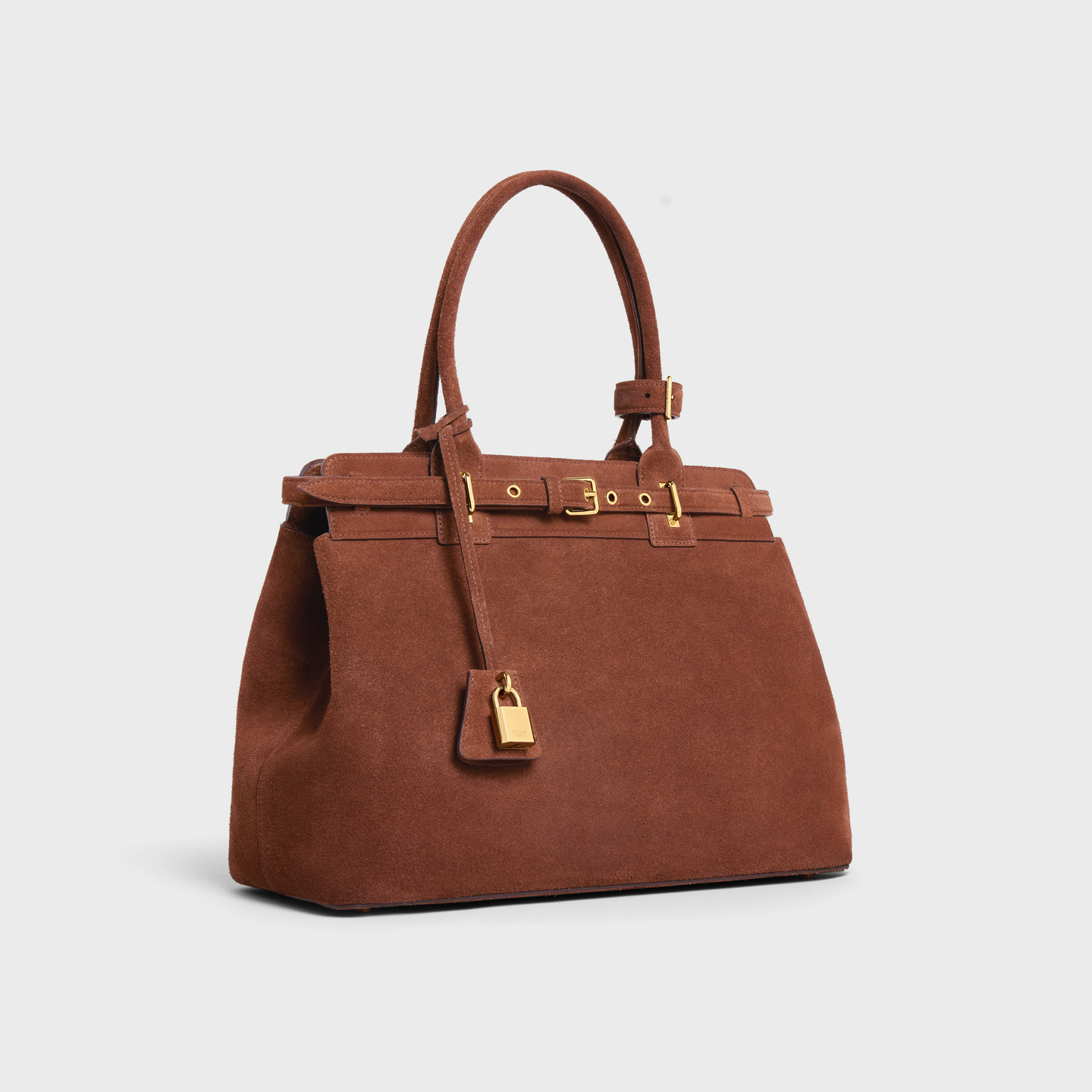 CELINE CELINE CONTI BAG in SUEDE CALFSKIN 199873EZK.19BR