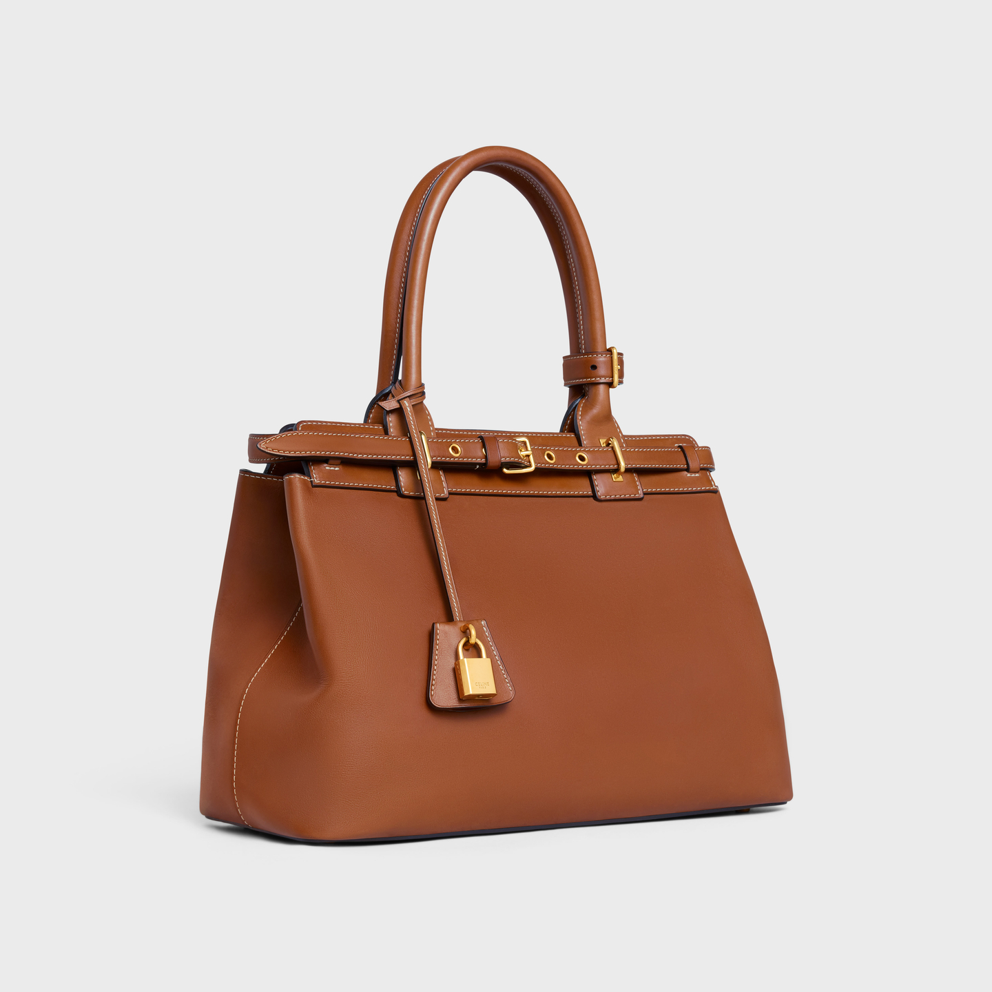 CELINE CELINE CONTI BAG in natural calfskin 199873ET7.04LU