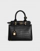 CELINE TEEN CELINE CONTI BAG in POROSUS crocodile 114544EZM.38NO