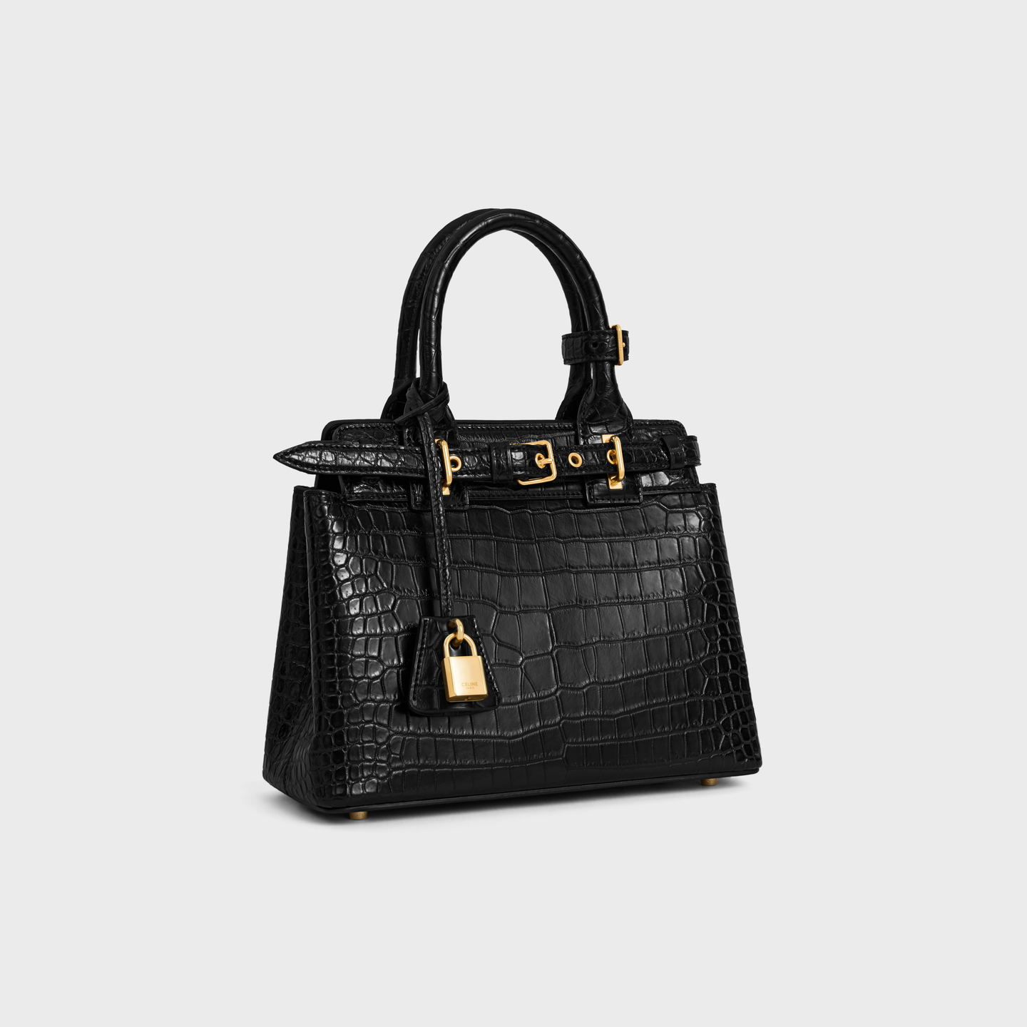 CELINE TEEN CELINE CONTI BAG in POROSUS crocodile 114544EZM.38NO