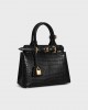 CELINE TEEN CELINE CONTI BAG in POROSUS crocodile 114544EZM.38NO