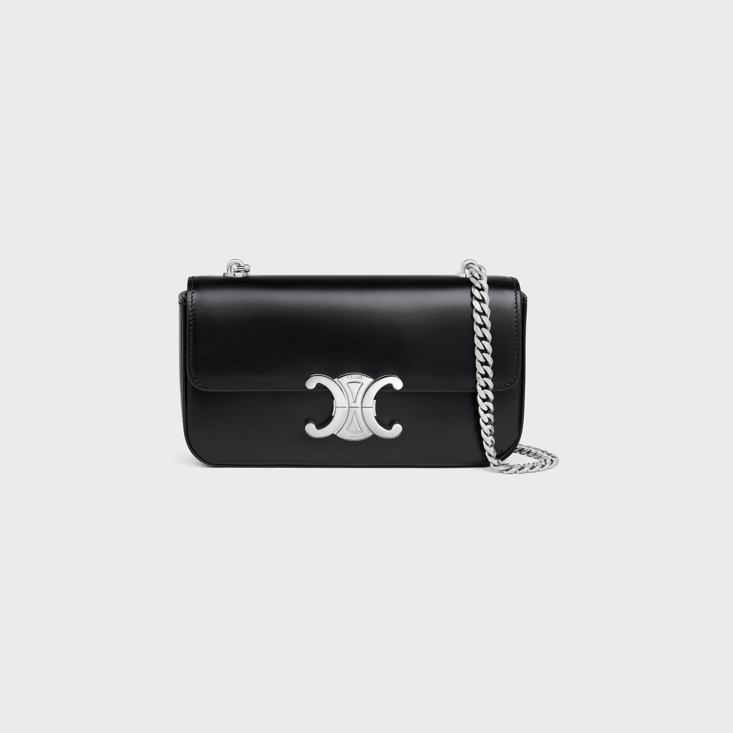 CELINE CHAIN SHOULDER BAG CLAUDE in shiny calfskin 115203BF4.38SI