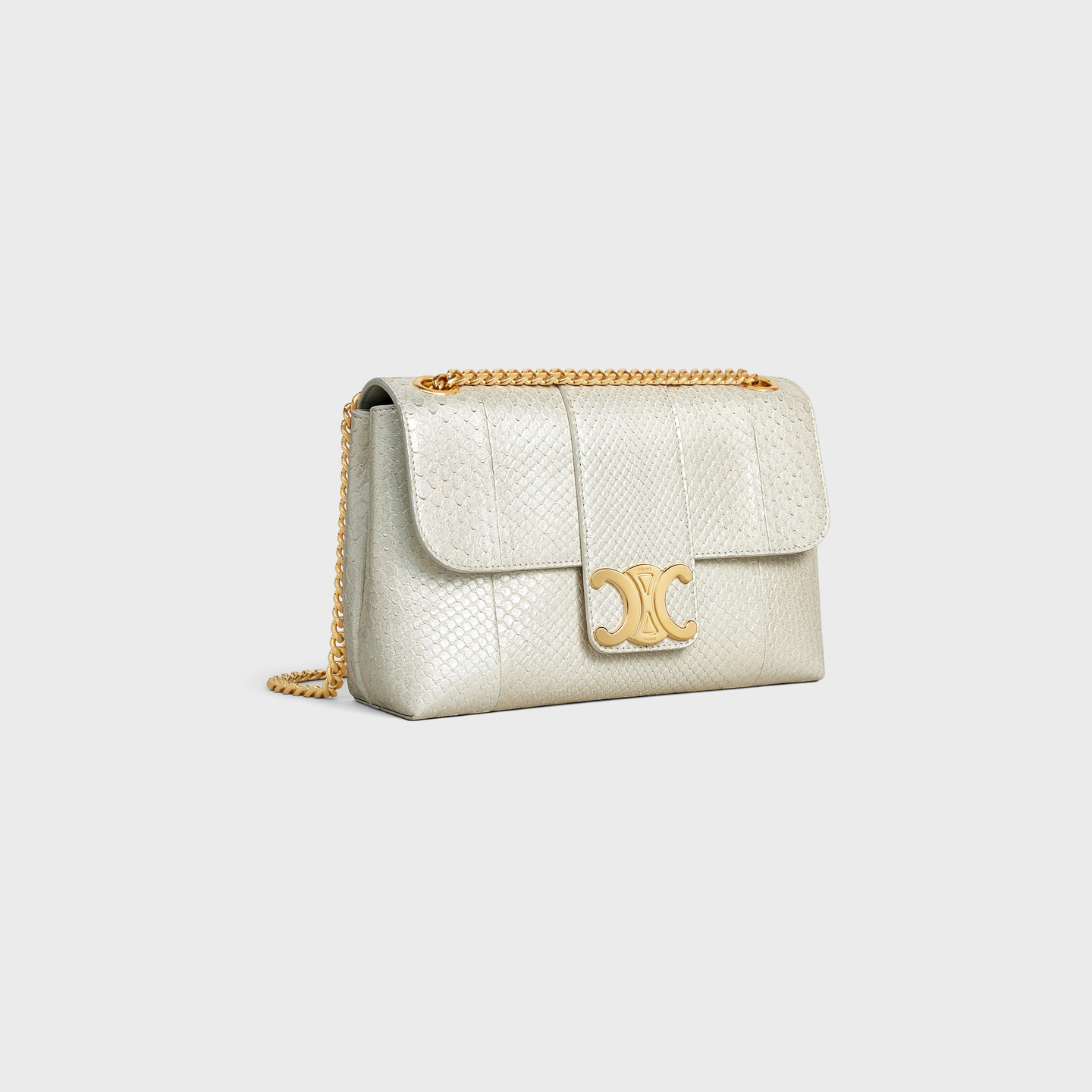 CELINE Medium Celine Victoire Bag in PEARLY PYTHON 115854FP7.01BC