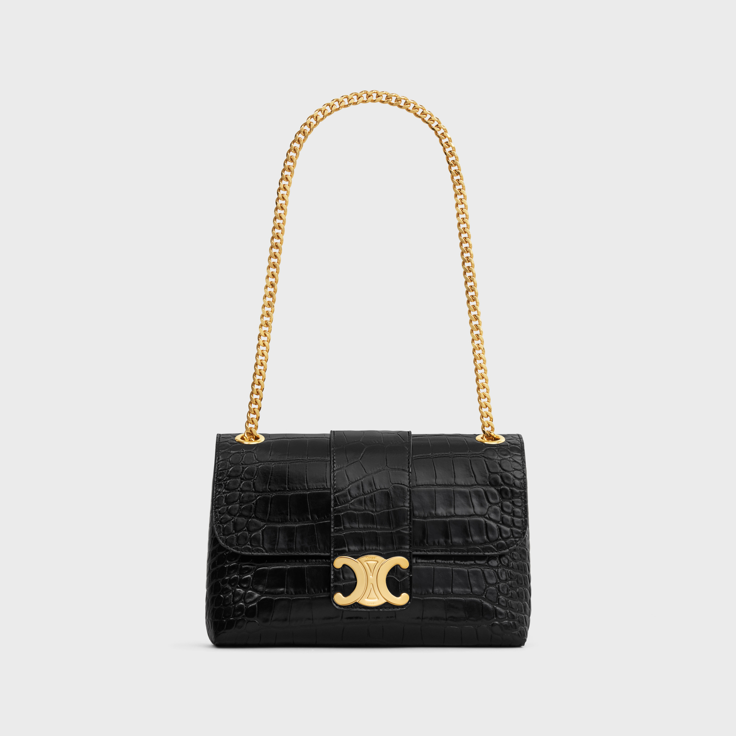 CELINE Medium Celine Victoire Bag in porosus crocodile 115854FM8.38NO