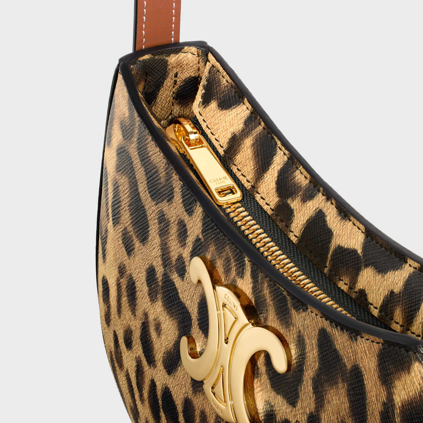 CELINE MEDIUM TILLY BAG in CELINE LEOPARD CANVAS 115702FUP.19LE