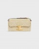 CELINE SHOULDER BAG CLAUDE in SHEARLING WITH TRIOMPHE EMBROIDERIES 194143ESJ.02NT