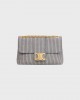 CELINE Medium Celine Victoire Bag in striped textile 115852FUH.07OC