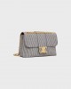 CELINE Medium Celine Victoire Bag in striped textile 115852FUH.07OC