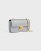 CELINE CHAIN SHOULDER BAG CLAUDE in SUEDE CALFSKIN WITH STRASS 115203FFC.36AG