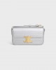 CELINE SHOULDER BAG CLAUDE in LAMINATED CALFSKIN WITH TRIOMPHE ALLOVER 194143FMV.36AG