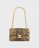 CELINE TEEN CELINE VICTOIRE BAG in CELINE CANVAS WITH LEOPARD PRINT 116592FUF.19LE