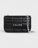 CELINE CHAIN SHOULDER BAG MATELASSE MONOCHROME CELINE in Quilted Goatskin 111273EPZ.38OS