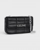 CELINE CHAIN SHOULDER BAG MATELASSE MONOCHROME CELINE in Quilted Goatskin 111273EPZ.38OS