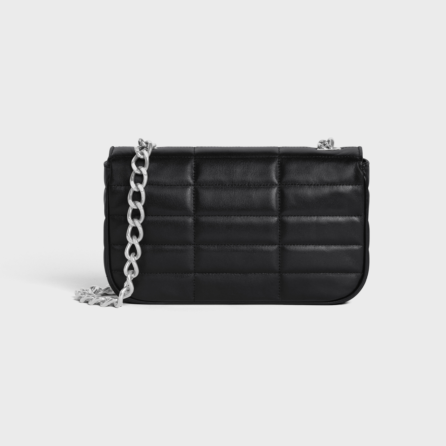 CELINE CHAIN SHOULDER BAG MATELASSE MONOCHROME CELINE in Quilted Goatskin 111273EPZ.38OS