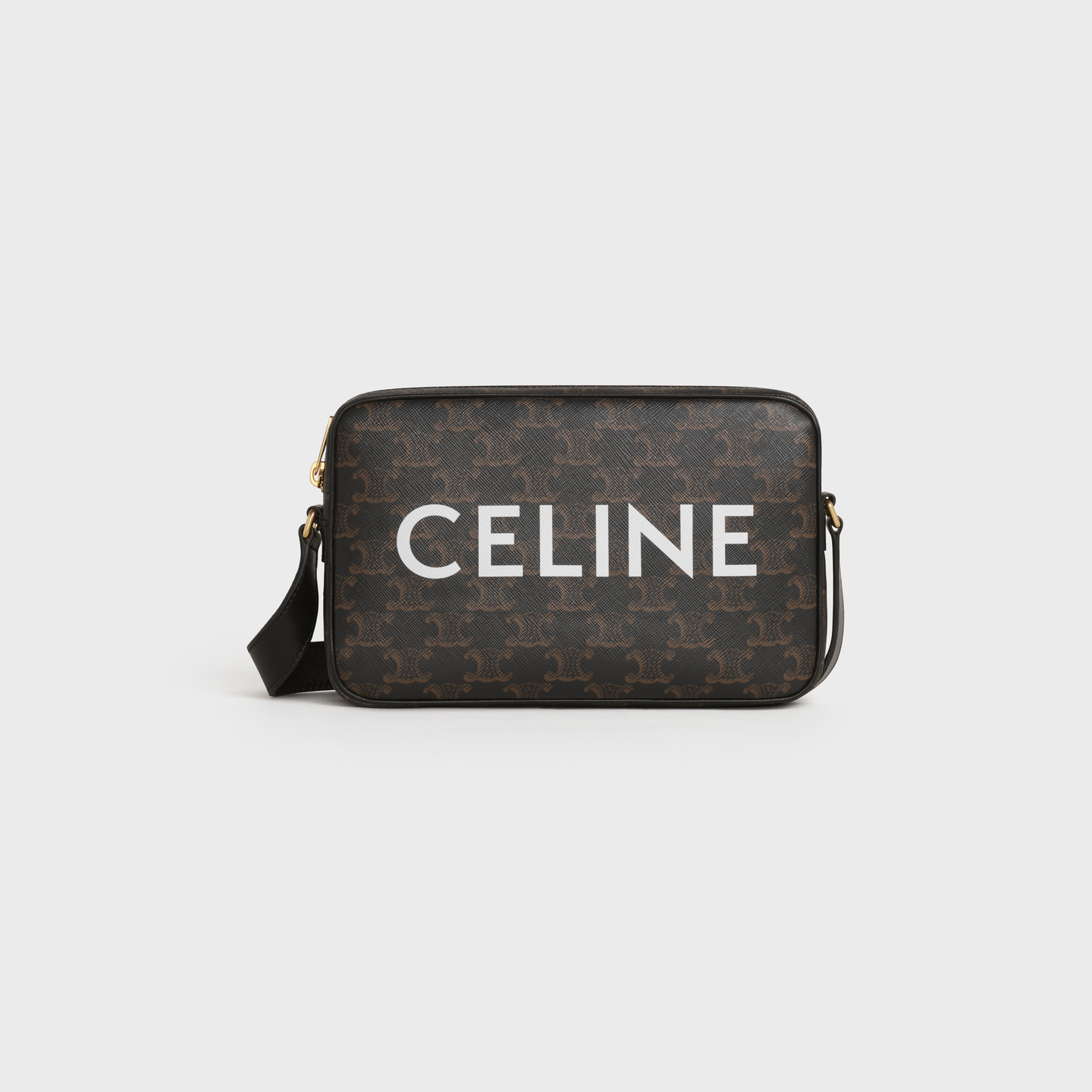 CELINE Medium Messenger Bag in Triomphe Canvas with Celine Print 194502CIM.38NO