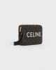 CELINE Medium Messenger Bag in Triomphe Canvas with Celine Print 194502CIM.38NO