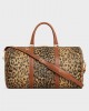 CELINE Medium Travel Bag in Celine canvas with leopard print 190662FPG.19LE