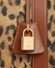 CELINE Medium Travel Bag in Celine canvas with leopard print 190662FPG.19LE