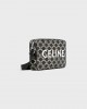 CELINE Medium Messenger Bag in Triomphe canvas twotone with Celine print 194502FQ1.38AW