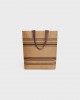 CELINE MUSEUM BAG in Textile with raffia effect and calfskin 113012FQW.02NU