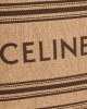 CELINE MUSEUM BAG in Textile with raffia effect and calfskin 113012FQW.02NU