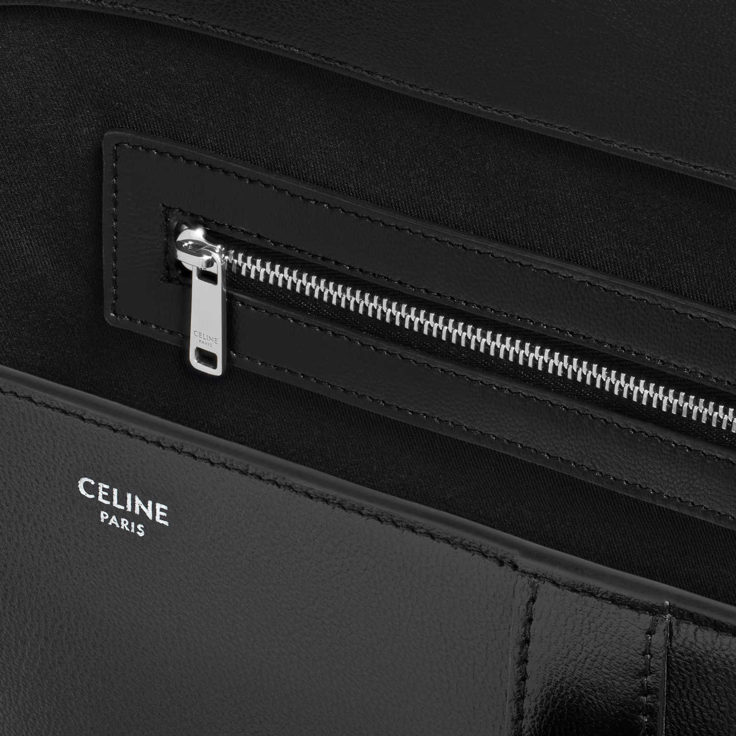 CELINE CABAS WITH BUCKLE in SMOOTH CALFSKIN 113743ESY.38SI