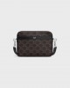 CELINE SMALL MESSENGER in TRIOMPHE CANVAS AND CALFSKIN 113942EVJ.38SI