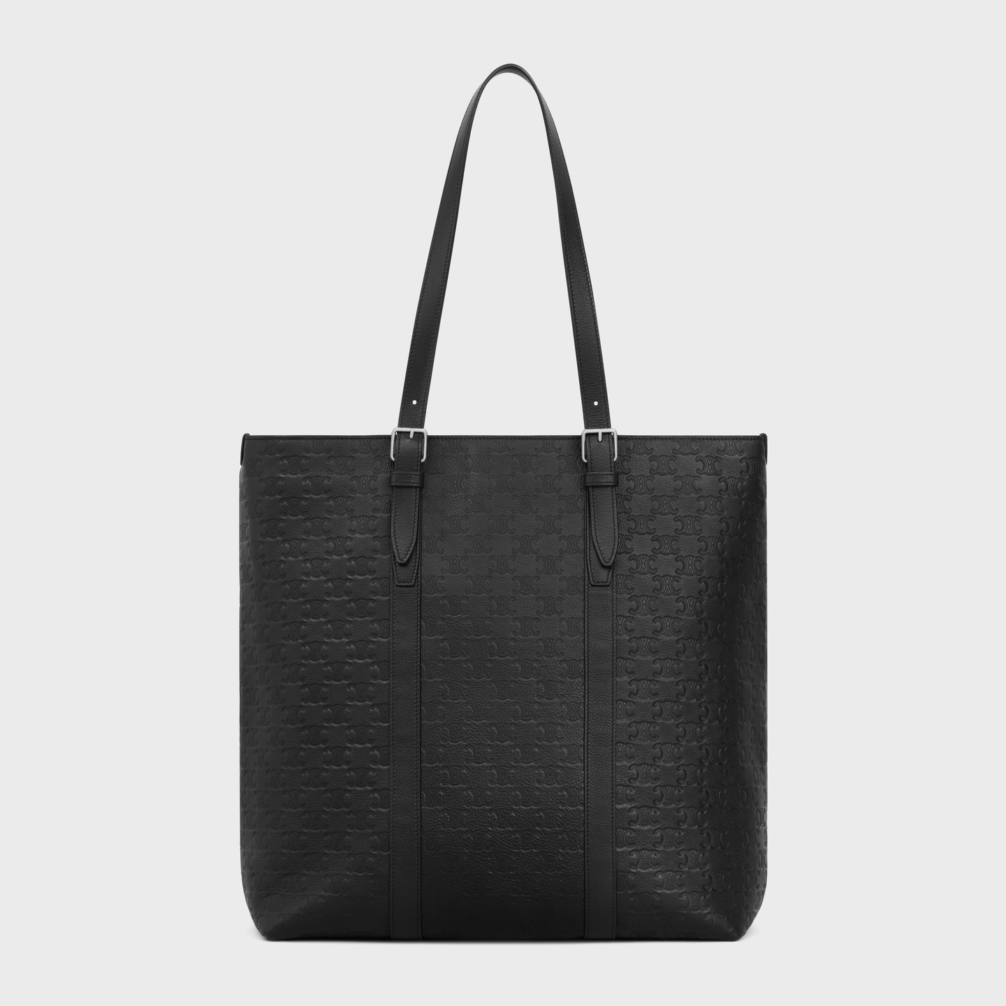 CELINE CABAS WITH BUCKLE in Calfskin with triomphe embossed 113743FQU.38SI