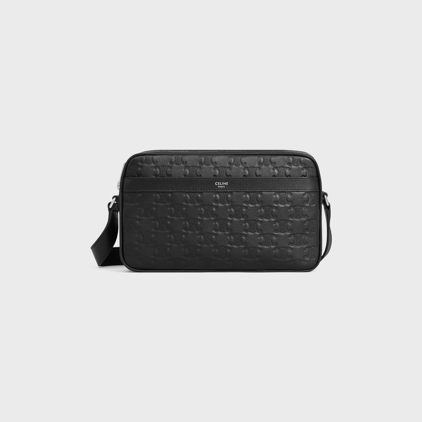 CELINE Medium messenger in Calfskin with triomphe embossed 117003FS3.38SI