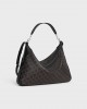 CELINE Large Strap Romy in Triomphe canvas and calfskin 111772FT8.38SI