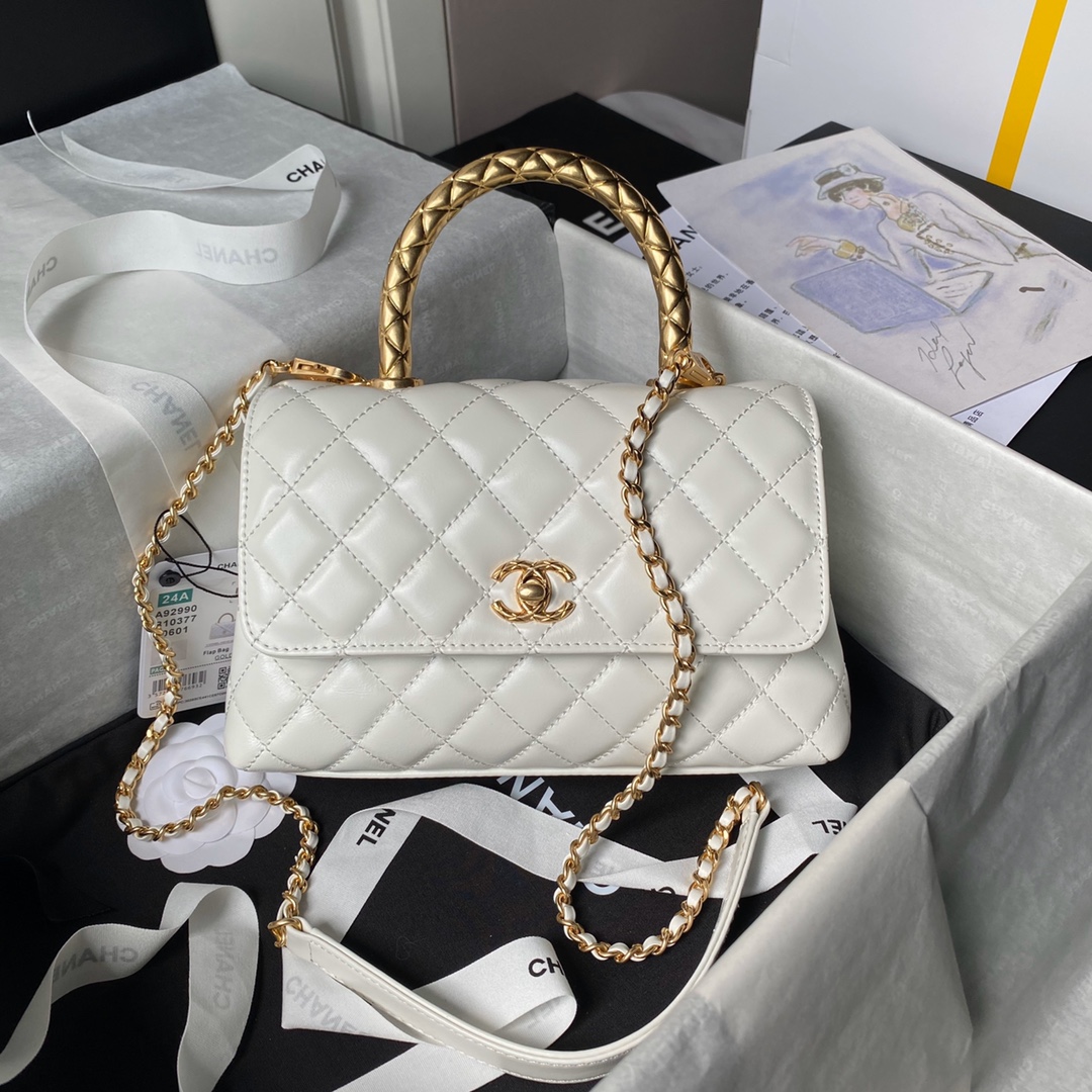 CHANEL 24A Cocohandle Bag 23cm