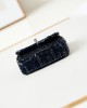 CHANEL 22A Blue Letter Sequins CF Mini AS3268 12cm