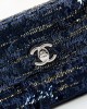 CHANEL 22A Blue Letter Sequins CF Mini AS3268 12cm