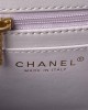 CHANEL Sheepskin Purple AS4957 Bag 17x21x8.5cm