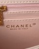 CHANEL Lambskin Pink AS4957 Bag 17x21x8.5cm